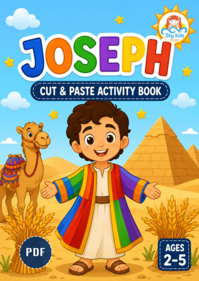 Joseph’s activity book