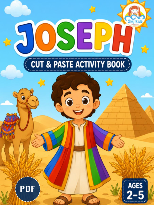 Joseph’s activity book